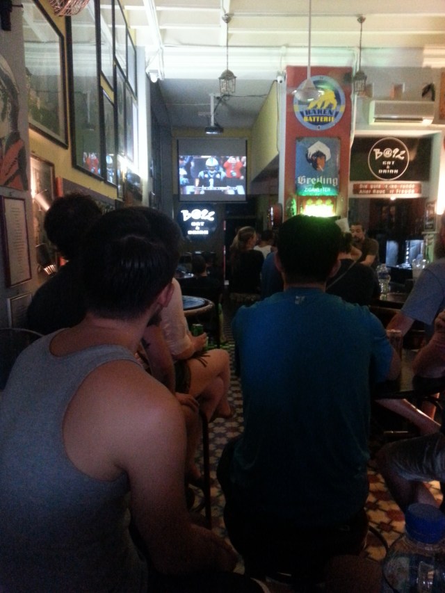 Watching the Super Bowl!