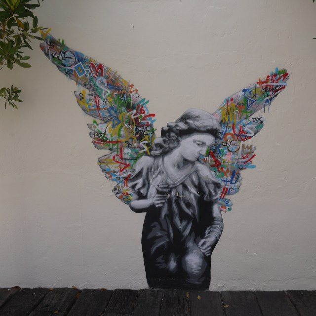 George Town street art. There is street art all over the city done by some guy (not this exact piece).. but we didn't see much of it unfortunately. You can Google more if you are interested.