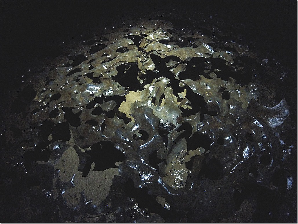 Amazing rock formations in Clearwater Cave.