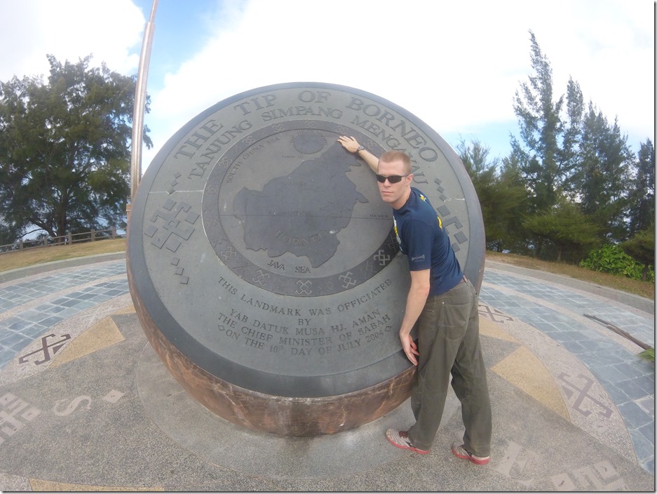 I was pumped to be at the Tip of Borneo.