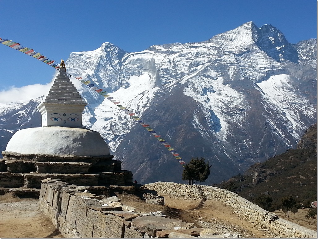 Mountains above Namche Bazaar