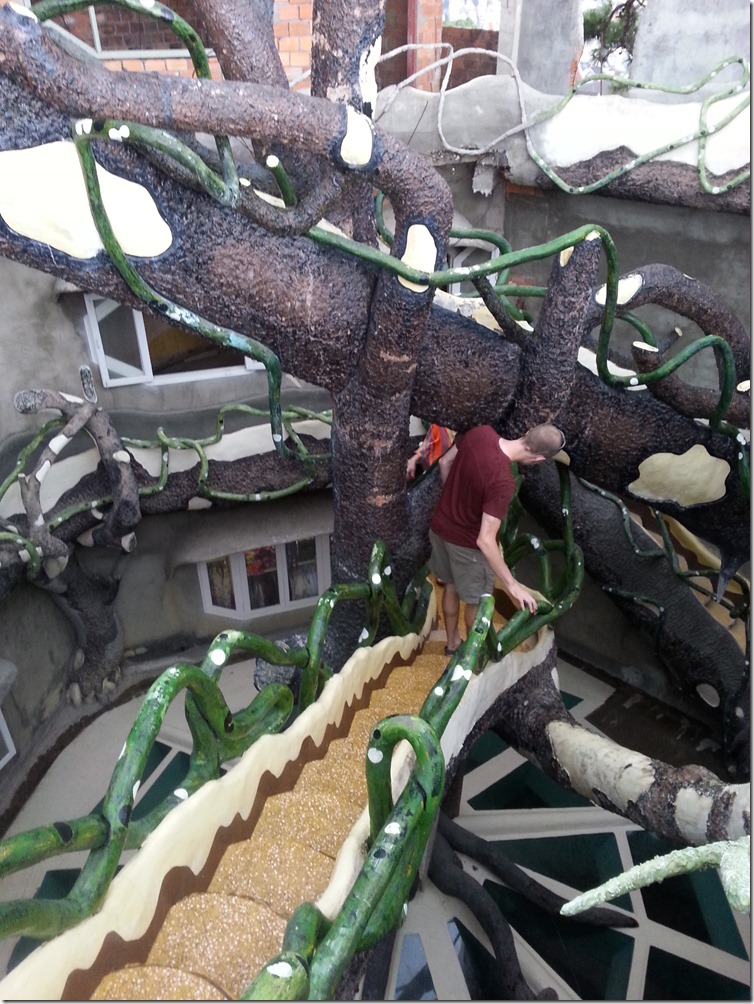Navigating Crazy House in Dalat, Vietnam