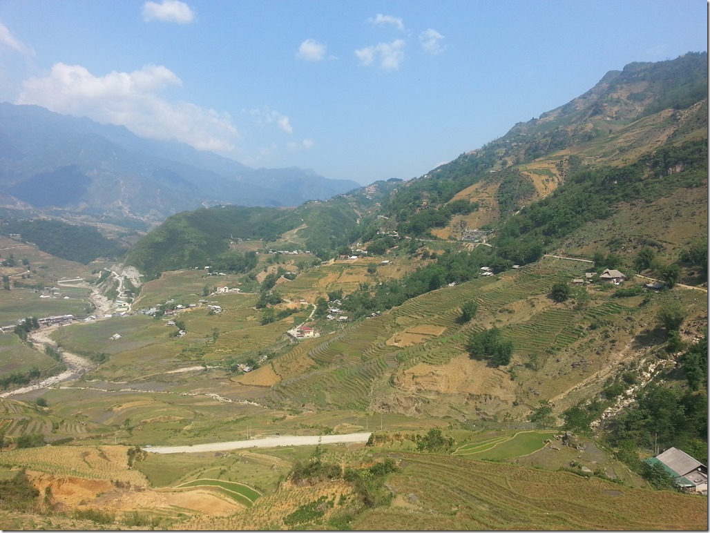Views of the rice terraces in Sapa.