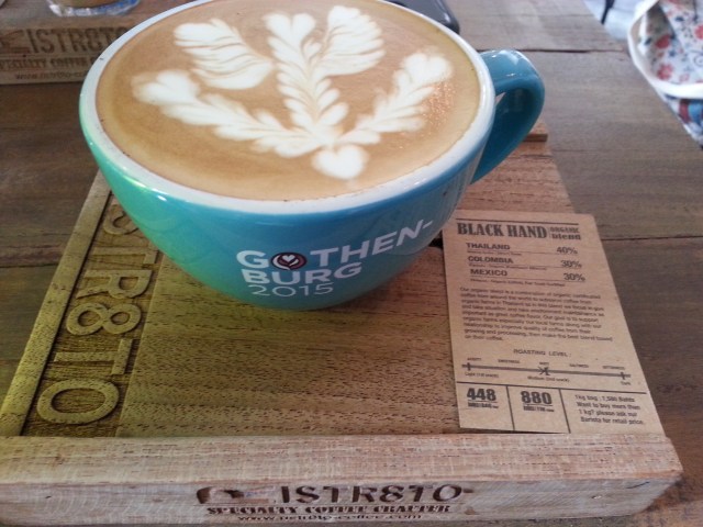 A cup of joe from Ristr8to. Chiang Mai, Thailand.