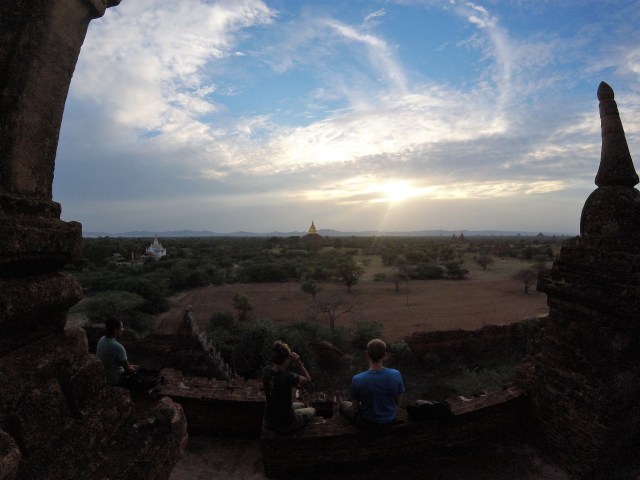 Bagan at Sunset.