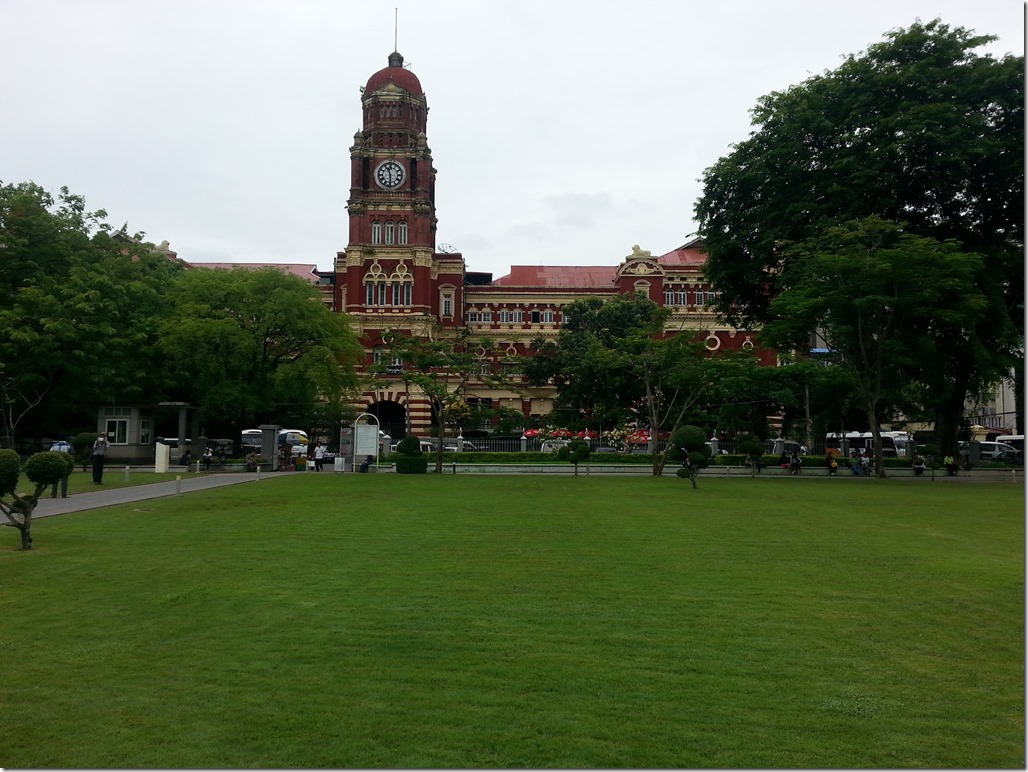 Colonial Building in Downtown Yangon.