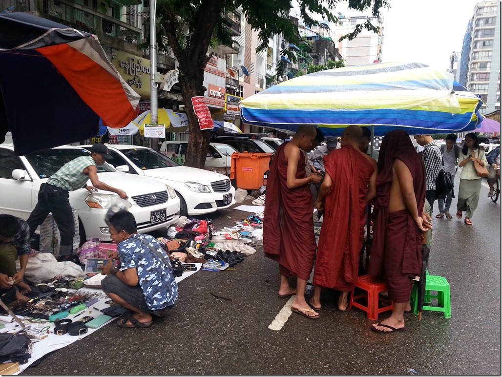 Markets and monks.
